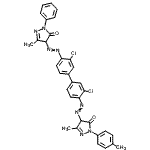 CAS#: 26841-50-9， 4-[(3,3'-Dichloro-4'-{[3-Methyl-1-(4-Methylphenyl)-5-Oxo-4,5-Dihydro-1H-Pyrazol-4-Yl]Diazenyl}-4-Biphenylyl)Diazenyl]-5-Methyl-2-Phenyl-2,4-Dihydro-3H-Pyrazol-3-One