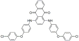 CAS#: 26931-39-5， 1,4-Bis[4-(4-Chlorophenoxy)Anilino]Anthraquinone