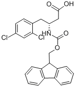 结构式 CAS# 269396-54-5, 芴甲氧羰基-(R)-3-氨基-4-(2,4-二氯-苯基)-丁酸