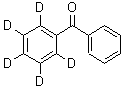 结构式 CAS# 2694-78-2, 苯基[(<sup>2</sup>H<sub>5</sub>)苯基]甲酮