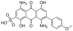 CAS#: 26941-42-4， 4,8-Diamino-9,10-Dihydro-1,5-Dihydroxy-7-(4-Methoxyphenyl)-9,10-Dioxoanthracene-2-Sulphonic Acid