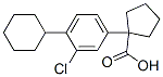 CAS#: 26961-89-7， 1-(3-Chloro-4-Cyclohexylphenyl)Cyclopentanecarboxylic Acid