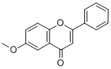 结构式 CAS# 26964-24-9, 6-甲氧基-2-苯基-4H-1-苯并吡喃-4-酮