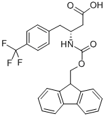 结构式 CAS# 269726-78-5, 芴甲氧羰基-(R)-3-氨基-4-(4-三氟甲基-苯基)-丁酸