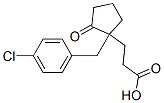 CAS#: 2700-03-0， 3-[1-[(4-Chlorophenyl)Methyl]-2-Oxocyclopentyl]Propanoic Acid