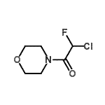 CAS 登录号：27074-60-8， 2-氯-2-氟-1-(4-吗啉基)乙酮