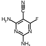 CAS#: 27078-77-9， 2,4-Diamino-6-Fluoro-5-Pyrimidinecarbonitrile