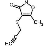 CAS#: 271787-03-2， 5-Methyl-4-(2-Propyn-1-Ylsulfanyl)-1,2-Oxazol-3(2H)-One