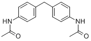结构式 CAS# 2719-05-3, N-[4-[(4-乙酰氨基苯基)甲基]苯基]乙酰胺