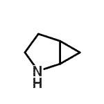 structure of CAS# 27202-71-7, 2-Azabicyclo[3.1.0]Hexane;2-azabicyclo[3.1.0]hexane;2-Aza-bicyclo[3.1.0]hexane;MFCD09054980