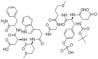 CAS#: 27220-86-6， Tert-Butyloxycarbonylcholecystokinin-8