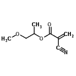 CAS#: 27279-62-5， (2-Methoxy-1-Methyl-Ethyl) 2-Cyanoprop-2-Enoate