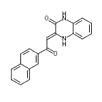 CAS#: 273196-12-6， (3Z)-3-[2-(2-Naphthyl)-2-Oxoethylidene]-3,4-Dihydro-2(1H)-Quinoxalinone