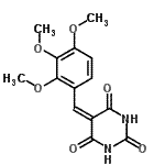 CAS#: 273928-38-4， 5-(2,3,4-Trimethoxybenzylidene)-2,4,6(1H,3H,5H)-Pyrimidinetrione