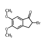 CAS#: 2747-08-2， 2-Bromo-5,6-Dimethoxy-1-Indanone