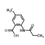 CAS#: 274901-74-5， 5-Methyl-2-(Propionylamino)Benzoic Acid