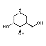CAS#: 275363-99-0， (3R,4S,5R)-5-(Hydroxymethyl)-3,4-Piperidinediol
