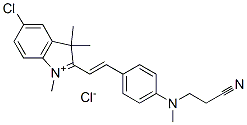 CAS#: 27564-02-9， 5-Chloro-2-[2-[4-[(2-Cyanoethyl)Methylamino]Phenyl]Vinyl]-1,3,3-Trimethyl-3H-Indolium Chloride