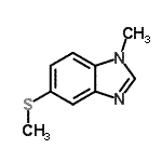 CAS#: 27582-09-8， 1-Methyl-5-(Methylsulfanyl)-1H-Benzimidazole