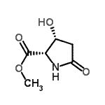CAS#: 2764-46-7， Methyl (3R)-3-Hydroxy-5-Oxo-L-Prolinate