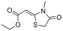 CAS#: 27653-75-4， Ethyl (2Z)-(3-Methyl-4-Oxo-1,3-Thiazolidin-2-Ylidene)Acetate