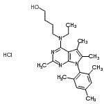 CAS#: 276890-57-4， 4-[Ethyl(7-Mesityl-2,5,6-Trimethyl-7H-Pyrrolo[2,3-d]Pyrimidin-4-Yl)Amino]-1-Butanol Hydrochloride (1:1)