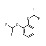 structure of CAS# 27691-14-1, 1,2-Bis(Difluoromethoxy)Benzene