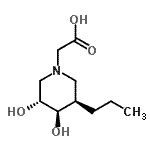 CAS#: 277298-34-7， [(3R,4R,5R)-3,4-Dihydroxy-5-Propyl-1-Piperidinyl]Acetic Acid