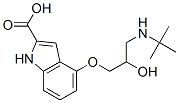 CAS#: 27748-04-5， 4-(3-Tert-Butylamino-2-Hydroxypropoxy)-2-Carboxyindole