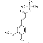 CAS#: 27750-71-6， Trimethylsilyl (2E)-3-(3,4-Dimethoxyphenyl)Acrylate
