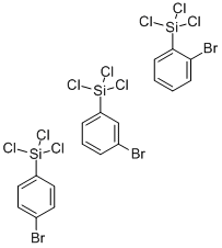 structure of CAS# 27752-77-8, Bromophenyltrichlorosilane;(4-Bromophenyl)-Trichloro-Silane;Bromophenyltrichlorosilane