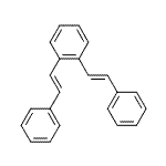 CAS#: 27758-96-9， 1,2-Bis[(E)-2-Phenylvinyl]Benzene