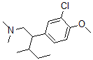 CAS#: 27778-78-5， 3-Chloro-4-Methoxy-N,N-Dimethyl-beta-(1-Methylpropyl)Benzeneethanamine