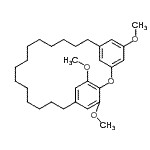 CAS#: 27825-39-4， 5,24,25-Trimethoxy-2-Oxatricyclo[20.2.2.1<Sup>3,7</Sup>]Heptacosa-1(24),3(27),4,6,22,25-Hexaene