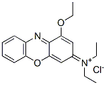 CAS 登录号:2787-91-9, (7-二乙基氨基-9-乙氧基吩恶嗪-3-亚基)-二乙基氯化铵