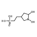CAS#: 278778-55-5， [2-(1,5-Dihydroxy-3-Pyrrolidinyl)Ethyl]Phosphonic Acid