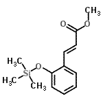 CAS#: 27927-16-8， Methyl (2E)-3-{2-[(Trimethylsilyl)Oxy]Phenyl}Acrylate