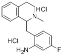 CAS 登录号：2803-69-2， 1-(2-氨基-4-氟苄基)-1,2,3,4-四氢-2-甲基异喹啉二盐酸盐
