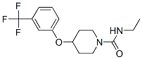 CAS#: 28033-16-1， N-Ethyl-4-(3-Trifluoromethylphenoxy)-1-Piperidinecarboxamide