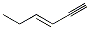 CAS#: 2807-09-2， (E)-Hex-3-En-1-Yne