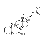 CAS#: 28083-34-3， (5beta,7alpha)-7-Hydroxycholan-24-oic acid