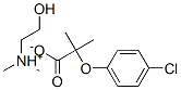 CAS 登录号:28100-39-2, (2-羟基乙基)二甲基铵 2-(4-氯苯氧基)-2-甲基丙酸盐