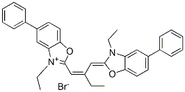 CAS#: 28118-15-2， 3-Ethyl-2-[2-[(3-Ethyl-5-Phenyl-3H-Benzoxazol-2-Ylidene)Methyl]But-1-Enyl]-5-Phenylbenzoxazolium Bromide