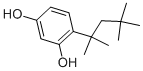 structure of CAS# 28122-52-3, 4-Tert-Octylresorcinol;4-(1,1,3,3-Tetramethylbutyl)Benzene-1,3-Diol;4-(1,1,3,3-Tetramethylbutyl)Resorcinol;P-Tert-Octylresorcinol