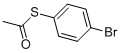 structure of CAS# 28122-76-1, 4-Bromophenyl Thioacetate;Ethanethioic Acid S-(4-Bromophenyl) Ester;4-06-00-01654 (Beilstein Handbook Reference);Acetic Acid, Thio-, S-(P-Bromophenyl) Ester