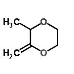 CAS#: 28125-74-8， 2-Methyl-3-Methylene-1,4-Dioxane