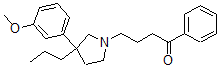CAS 登录号：28142-66-7， gamma-[3-(3-甲氧基苯基)-3-丙基-1-吡咯烷基]苯丁酮