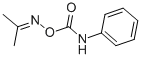 structure of CAS# 2828-42-4, 2-Propanone O-[(phenylamino)carbonyl]oxime;(Isopropylideneamino) N-Phenylcarbamate;N-Phenylcarbamic Acid (Isopropylideneamino) Ester;Carbamic Acid,N-Phenyl,Acetonoxime Ester  Mfc10 H12 N2 O2