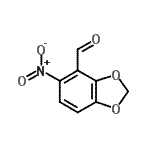 CAS#: 28310-13-6， 5-Nitro-1,3-Benzodioxole-4-Carbaldehyde
