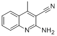 structure of CAS# 28448-11-5, 2-Amino-4-Methyl-3-Quinolinecarbonitrile;2-Amino-4-Methyl-Quinoline-3-Carbonitrile ,98%;2-AMINO-4-METHYL-QUINOLINE-3-CARBONITRILE